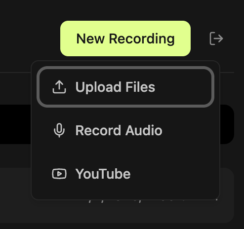 Audio Options